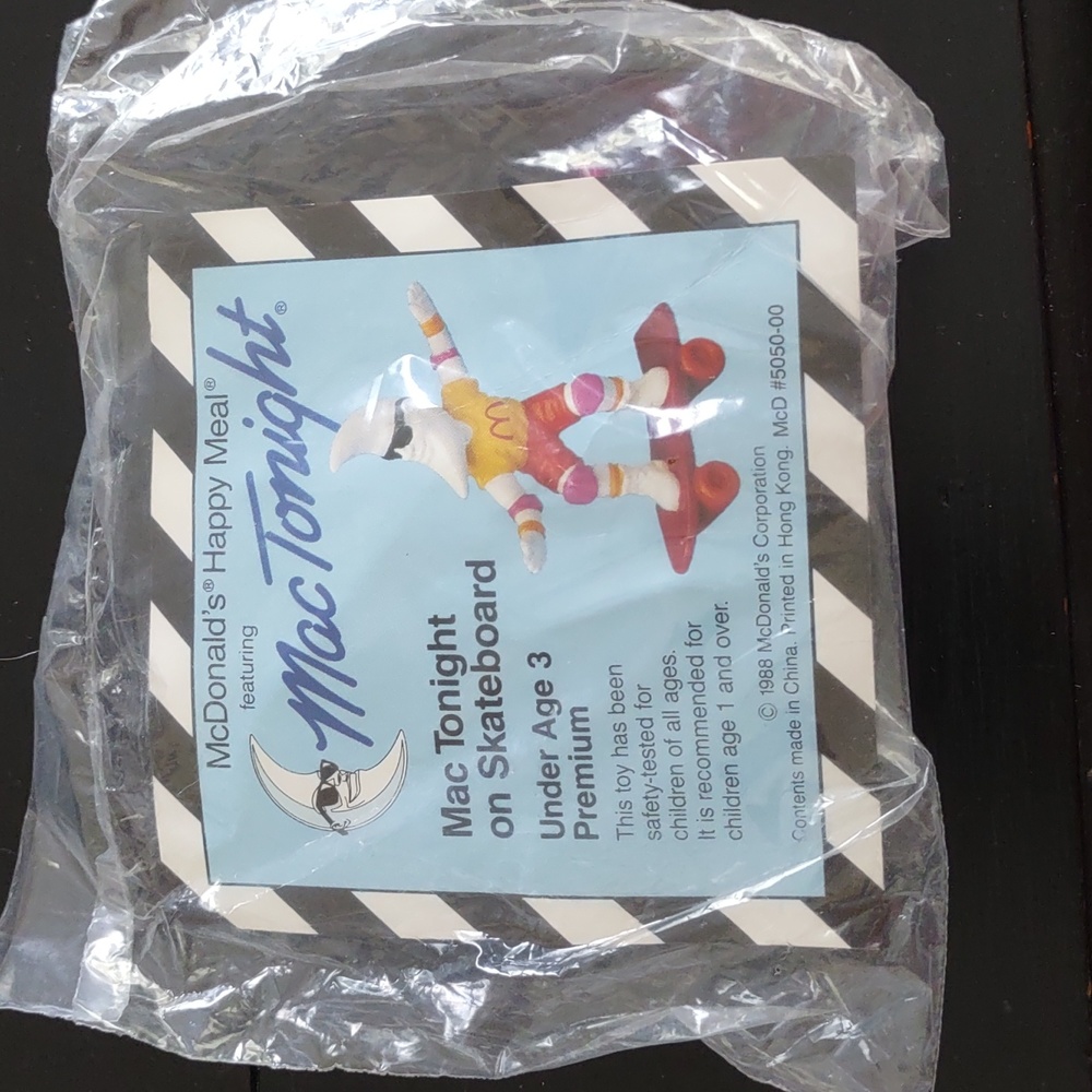 Vintage McDonald's Happy meal.  Mac Tonight.Bundle Only!